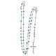 925 silver rosary amazonite 4 mm s4