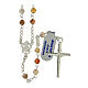Rosary of 925 silver with 0.016 in Botswana agate beads s2