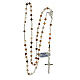 Rosary of 925 silver with 0.016 in Botswana agate beads s4