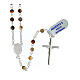 Rosary 4 mm Botswana agate 925 silver s2