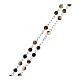 Rosary 4 mm Botswana agate 925 silver s3