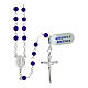 Rosary of 925 silver with 0.016 in amethyst beads s1