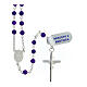 Amethyst rosary 4 mm 925 silver s2