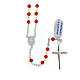Rosary of 925 silver with 0.016 in brown agate beads s2