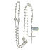 Rosary of the Jubilee Basilicas, 925 silver, 0.02 in beads s4
