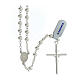 925 silver rosary Jubilee Basilicas 5 mm s2