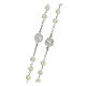Rosary of the Jubilee Basilicas, 925 silver and mother-of-pearl, 0.024 in beads s3