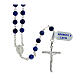 Rosary of the Jubilee Basilicas, 925 silver and lapis lazuli, 0.024 in beads s1