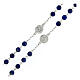 Rosary of the Jubilee Basilicas, 925 silver and lapis lazuli, 0.024 in beads s3