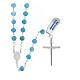 Wearable rosary blue angelite silver 925 cross s2