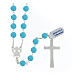 Turquoise beads rosary 8 mm 925 silver s2