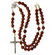 Wooden rosary with Carlo Acutis medal s5