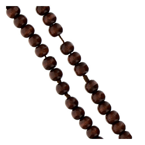 Rosary of Carlo Acutis, rosewood beads 4