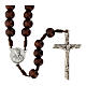 Rosary of Carlo Acutis, rosewood beads s2