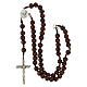 Rosary of Carlo Acutis, rosewood beads s7