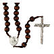 Rosary of Carlo Acutis, rosewood beads s9