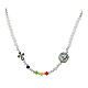 Crystal necklace of the Jubilee 2025, white stones s1