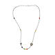 Crystal necklace of the Jubilee 2025, white stones s4