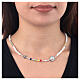 Collar cristal Jubileo 2025 piedras blancas s2