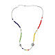 Necklace of Jubilee 2025, colourful crystal stones s3