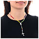 Rosary necklace of Jubilee 2025, colourful crystal s2