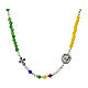 Jubilee 2025 necklace with colored semiprecious stones s1