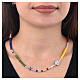 Jubilee 2025 necklace with colored semiprecious stones s2
