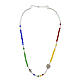Jubilee 2025 necklace with colored semiprecious stones s4