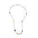 Necklace of Jubilee 2025, white and colourful stones s3