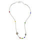 Necklace of Jubilee 2025, white and colourful stones s4