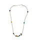 Colourful necklace of Jubilee 2025, hard stone s3