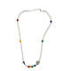 Colourful necklace of Jubilee 2025, hard stone s4