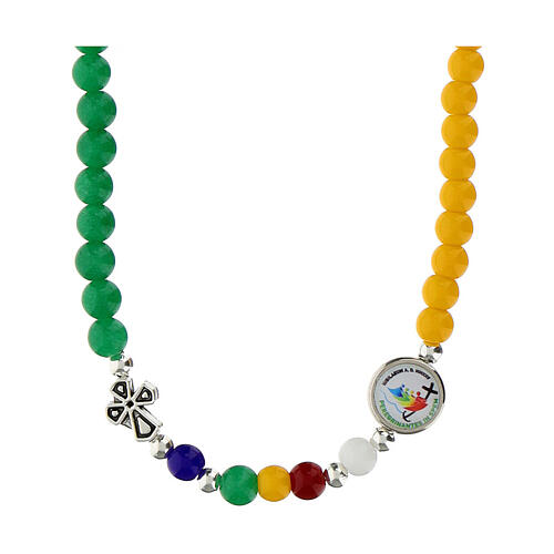 Collana pietre dure Giubileo 2025 colorata 1