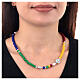 Collana pietre dure Giubileo 2025 colorata s2