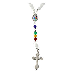 Rosary necklace of Jubilee 2025, hard stone beads