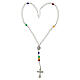 Rosary necklace of Jubilee 2025, hard stone beads s3