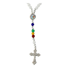 Rosary necklace Jubilee 2025 semiprecious stones