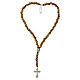 Jubilee 2025 rosary in olive wood s3