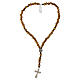 Jubilee 2025 rosary in olive wood s4