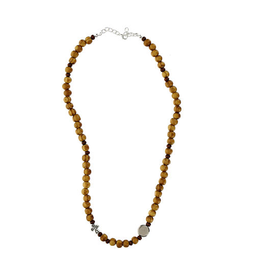 Collana Giubileo 2025 legno d'ulivo 4