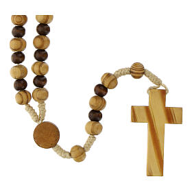 Olivewood rosary of Jubilee 2025