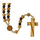 Jubilee 2025 rosary in olive wood s2