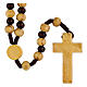 Jubilee 2025 rosary in olive wood s2
