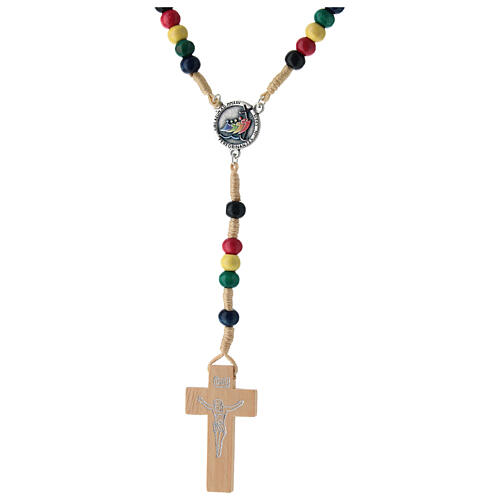 Missionarischer Rosenkranz mit Jubiläumslogo Seil 1