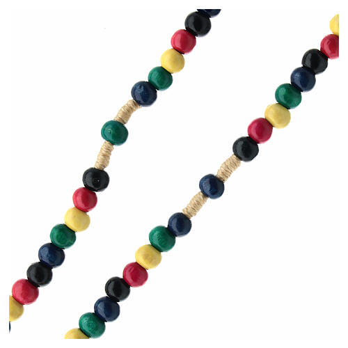 Missionary Rosary with Jubilee Logo Rope 4