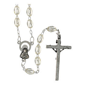 Chapelet logo Jubilé croix tau en bois