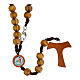 Rosario logo Giubileo croce tau legno s1
