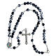 Jubilee rosary with white and black acrylic beads s6