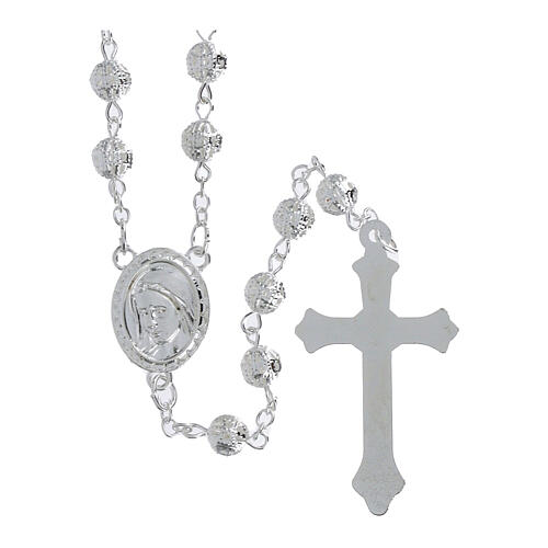 Jubilee Rosary in glossy metal 2