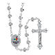 Jubilee Rosary in glossy metal s1